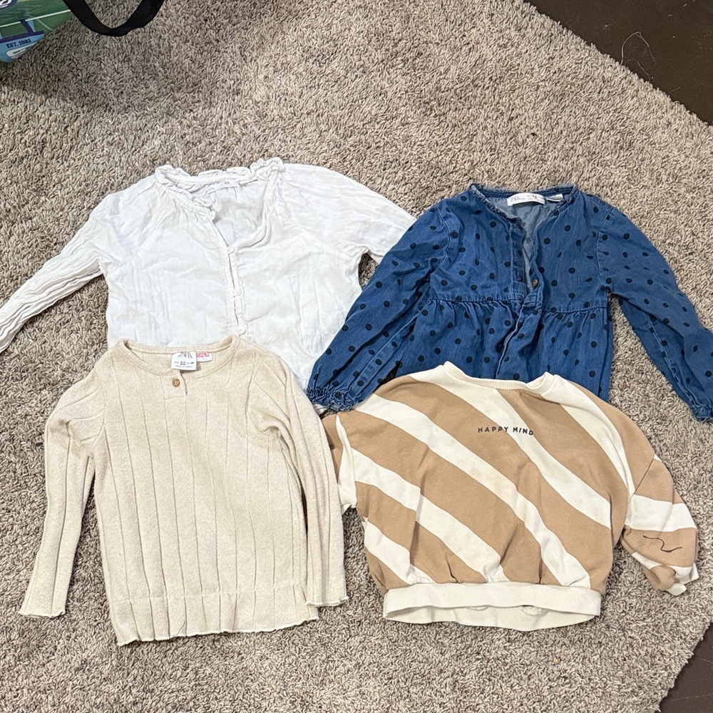 Zara 2-3 long sleeve bundle